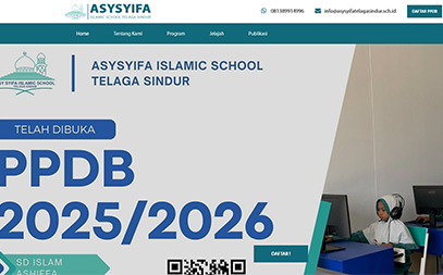 pembangunan website SIT ASYSIFA TELAGA SINDUR